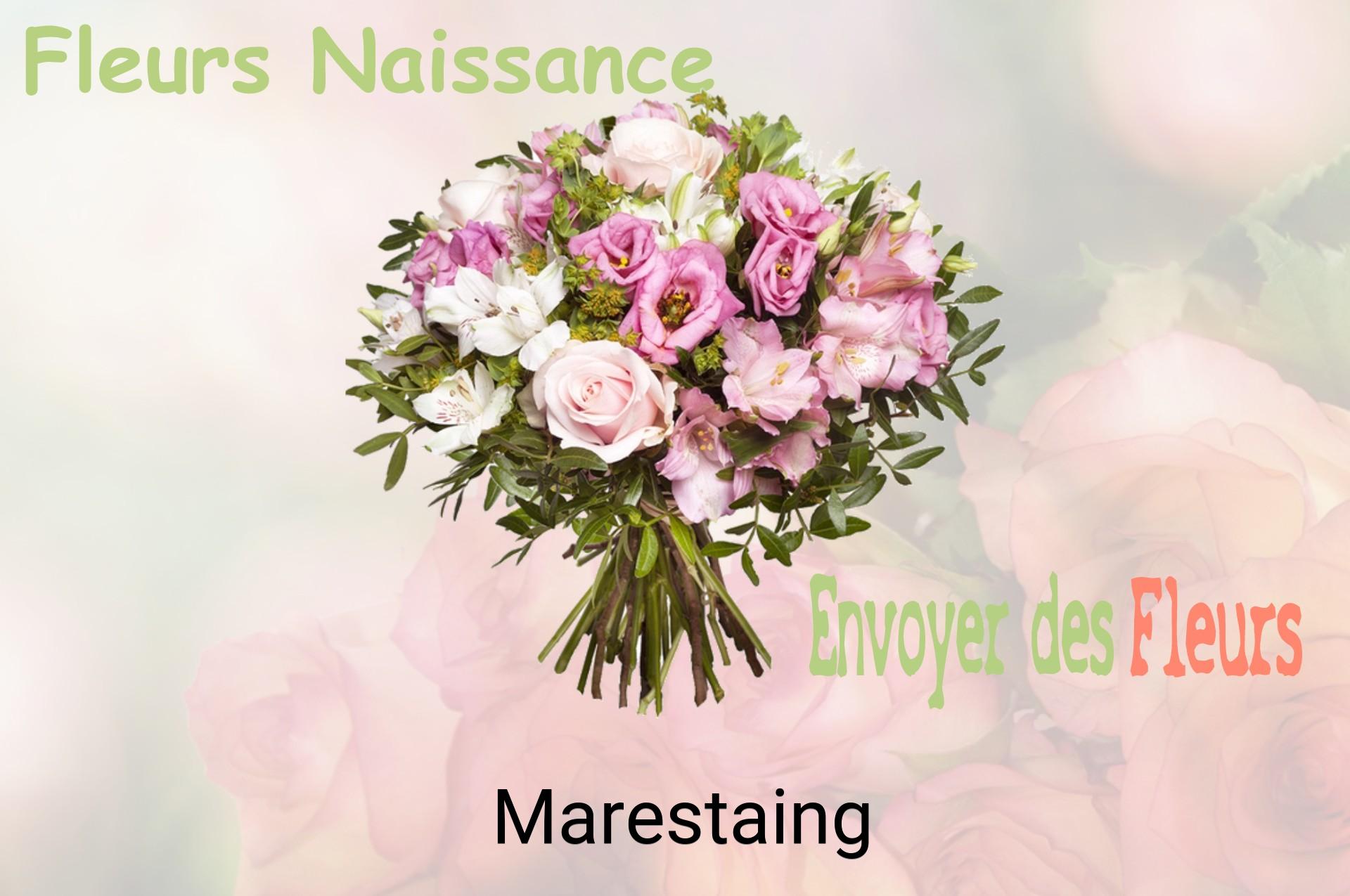 Bouquet de fleurs de naissance livré à Marestaing